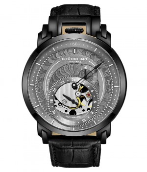 Stuhrling Savoy 942 Automatisk Regulator 44mm Skeleton Legacy Herr Grå Grå | 208536-QRJ