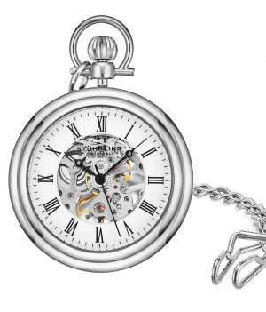 Stuhrling Vintage 6053 Hand-wind 47mm Skeleton Legacy Herr Vita Silver | 416285-OXJ
